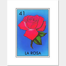 Loteria La Rosa Mexican Icon Loteria