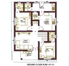 950 Sq Ft House Ground Floor Plan Dwg