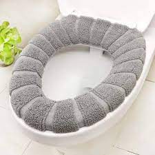 Soft Toilet Seat Cloth Cover Warm Washable
