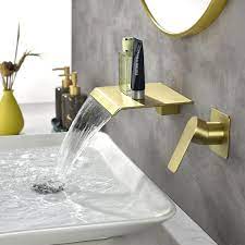 Widespread Waterfall Bathroom Faucet