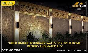 Build Unique Boundary Walls For Your