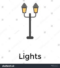 Garden Lights Flat Icon Ad