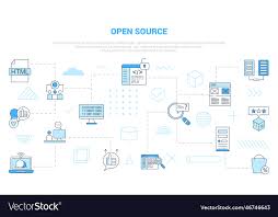 Icon Set Template Banner Vector Image