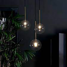 Glass Balls Hanging Lamp Pendant Light