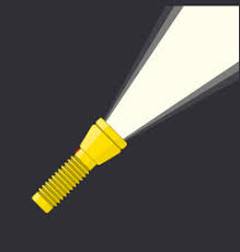 battery torch light vector images over