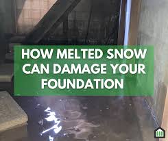 Melted Snow Can Damage Your Foundation