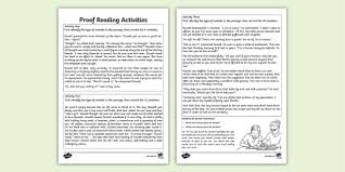 Proofreading Worksheets Pdf Primary