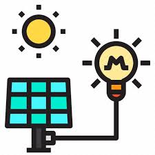 Bulb Idea Light Power Solar Icon