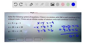 Equations If There Is No Solution