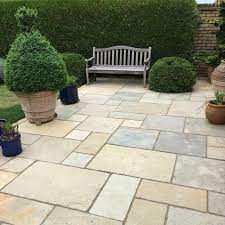 Yellow Limestone Paving Slabs Mick