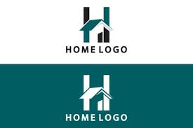 Initial Letter H Home Logo Vector