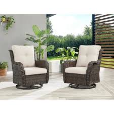 Gymojoy Ina Brown Wicker Outdoor