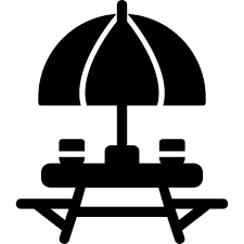 Outdoor Table Generic Glyph Icon