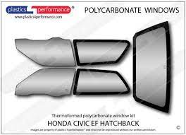 Honda Civic Ef Lexan Polycarbonate