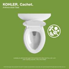 Kohler Cachet Elongated Antimicrobial
