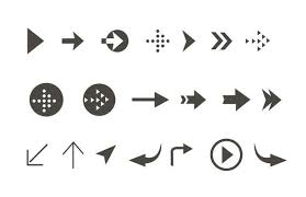Right Arrow Vector Art Icons And