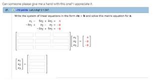 Linear Equations In The Form Ax B