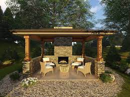 Rustic Gazebo Or Pavilion Plan