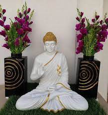 Fiber Blessings Buddha Statue Garden