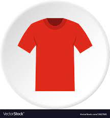 Tshirt Icon Circle Royalty Free Vector