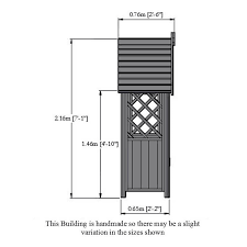 Rose Wooden Garden Arbour 4ft X 2ft