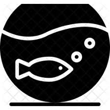 Fish Pond Icon In Glyph Style