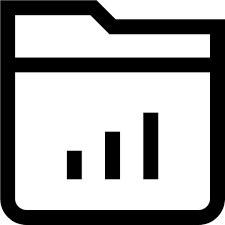 Graph Lines Folder Icon For