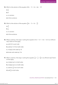 Solved Solving Linear Equations 14