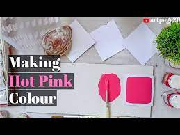 Hot Pink Color Mixing Colors Making