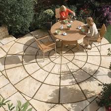 Old Town Flagstone Circle Paver Kit
