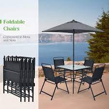 Costway 6 Pieces Patio Metal Furniture