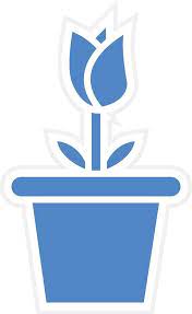 Large Flower Pot Vector Icon 31877673