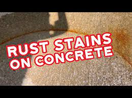 How To Clean Rust Stains From Concrete