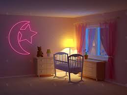 Star Moon Icon Neon Signs Star Moon