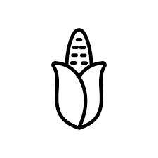 Corn Icon Design Simple Garden Tool