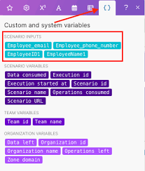 Scenario Inputs