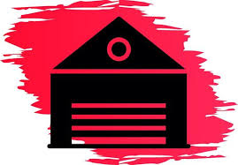 Garage Door Logo Vector Art Icons And