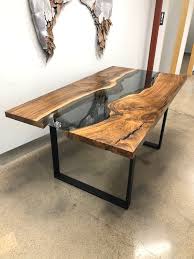 Resin Wood Glass Furniture Decor