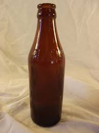 Antique Certo Bottle Clear Brown Glass