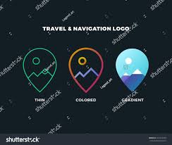 Gps Logo Vector Icon Navigation Travel
