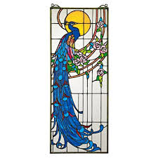 Sunset Stained Glass Window Panel