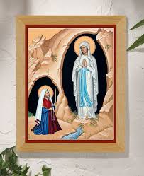 Our Lady Of Lourdes Original Icon 20