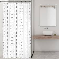 Stall Small Boho Shower Curtain Half