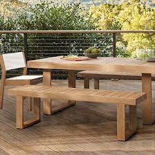 Portside Outdoor Dining Bench West Elm