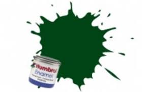 195 Dark Green Satin 14ml Enamel Paint Humbrol