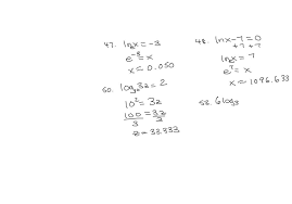 Solved Solving Logarithmic Equations