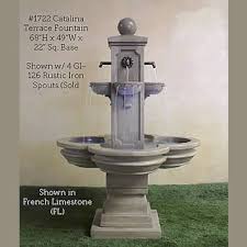 Catalina Terrace Fountain For Rustic