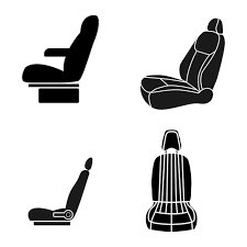 Car Seat Icon Vector Premium Vector