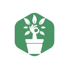 Ecological Garden Vector Logo Design