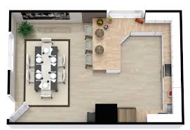 Peninsula Kitchen Floor Plan With